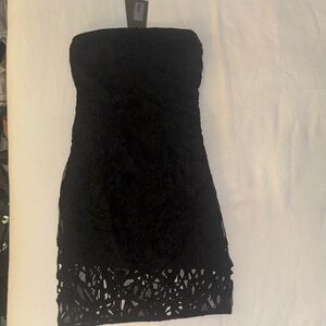 All Saints Black Strapless Dress size 4 Brand new w/tags